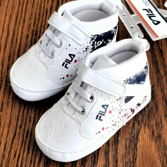 FILA Baby Shoes White 9-12M NWT - Picture 2 of 7